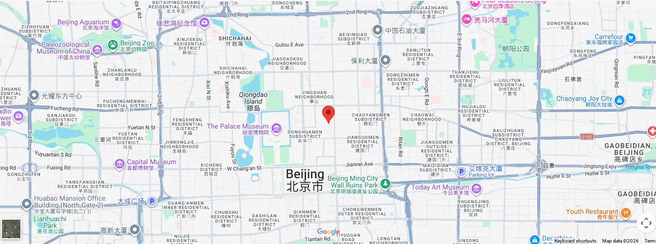 Beijing Google Map - Harmony Courtyard Location