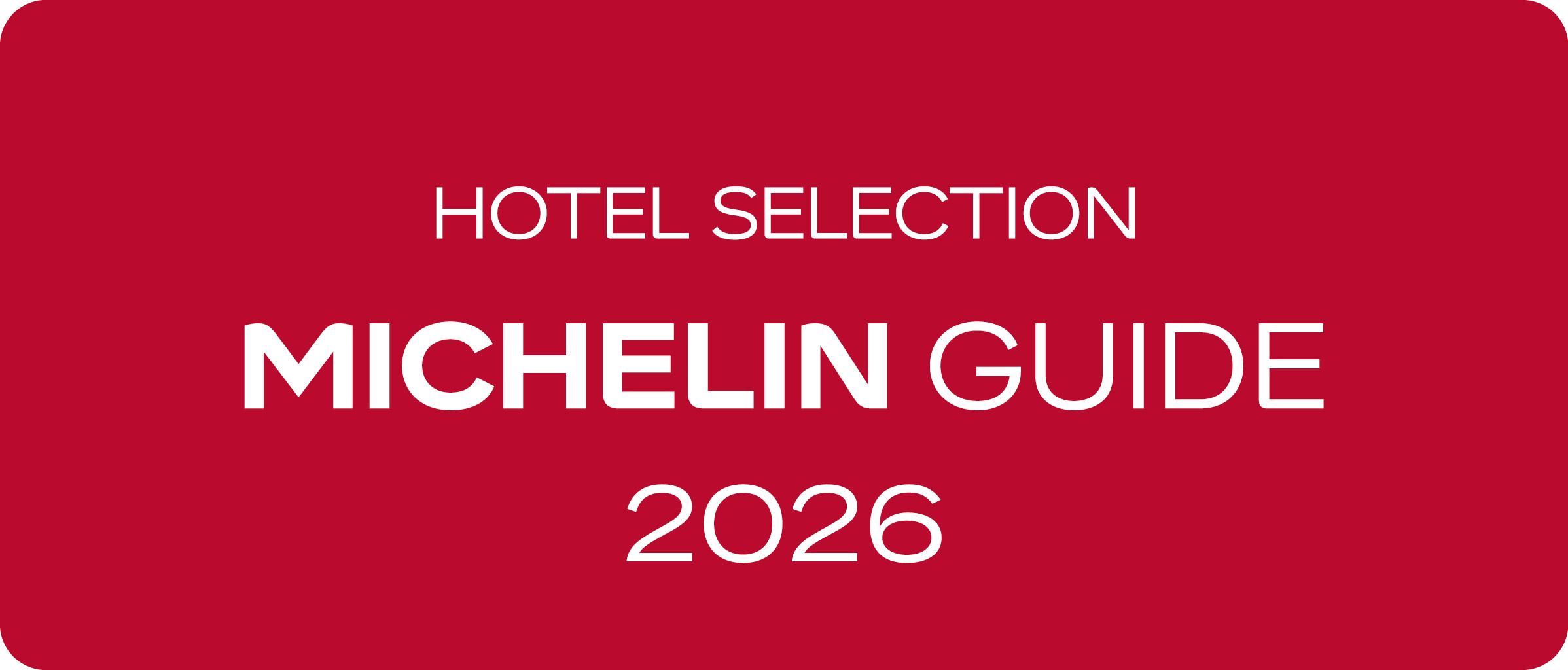 Selected in the 2026 MICHELIN Guide